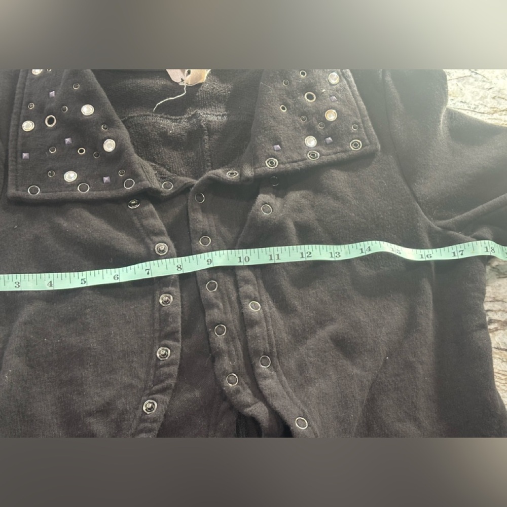 Free People We The Free Studded Hi-Lo Jacket Size L. Rare - Picture 4 of 6